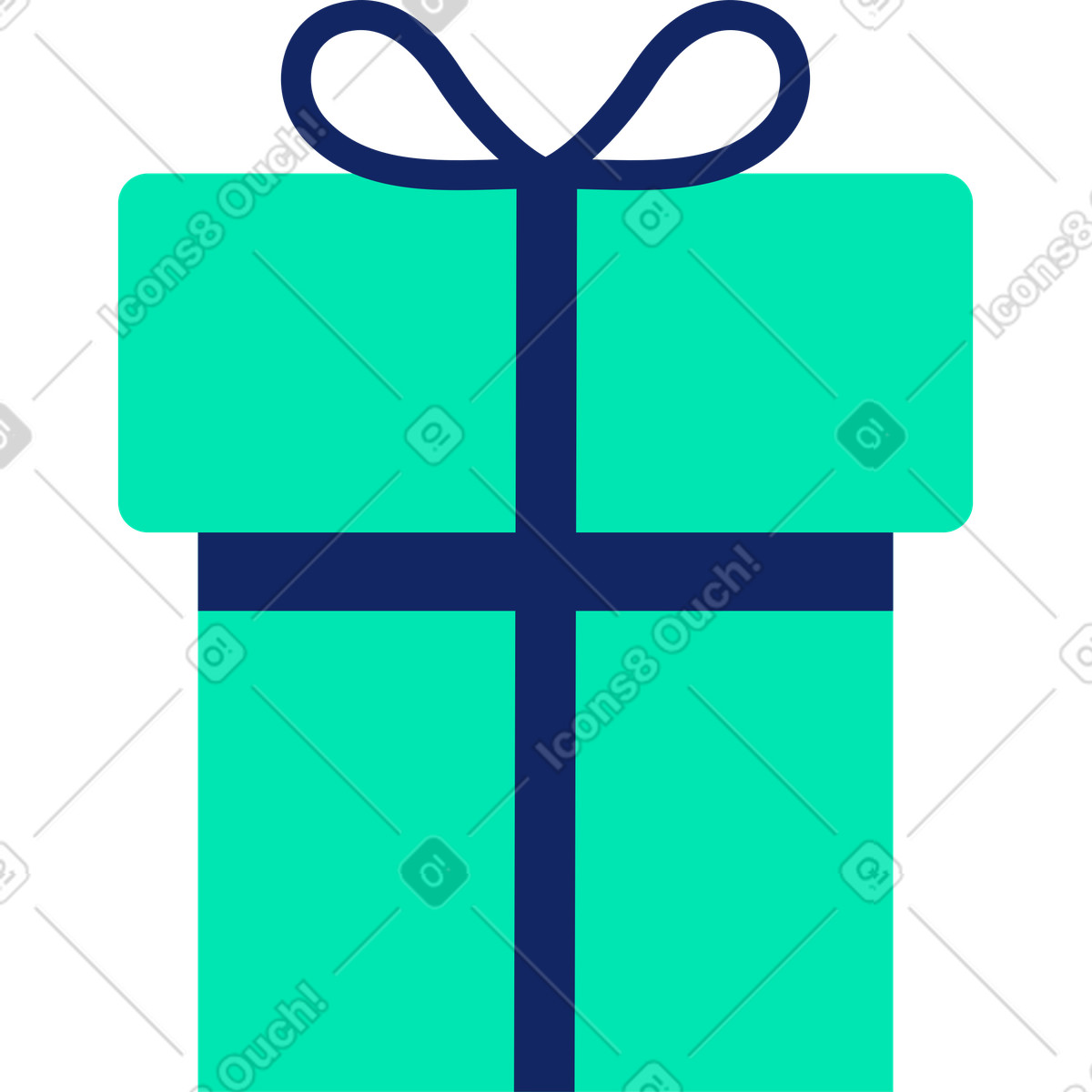 Presente illustrazione in stile Cyborg scarica in PNG, SVG