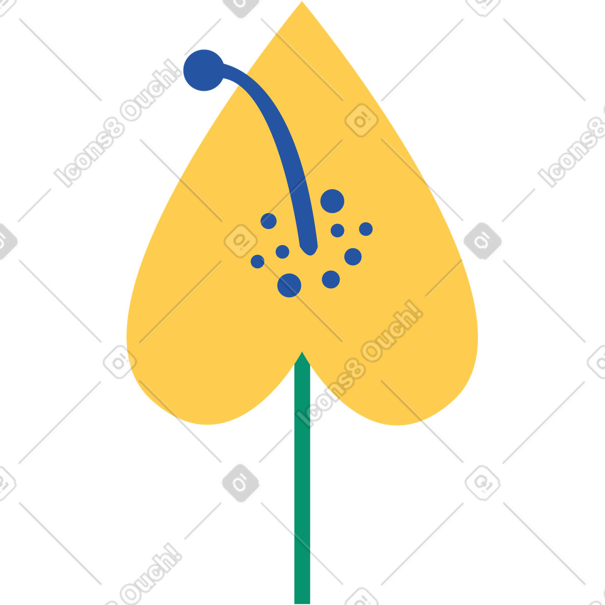 下载 Spot 风格的 花 插画，支持 PNG、SVG 格式