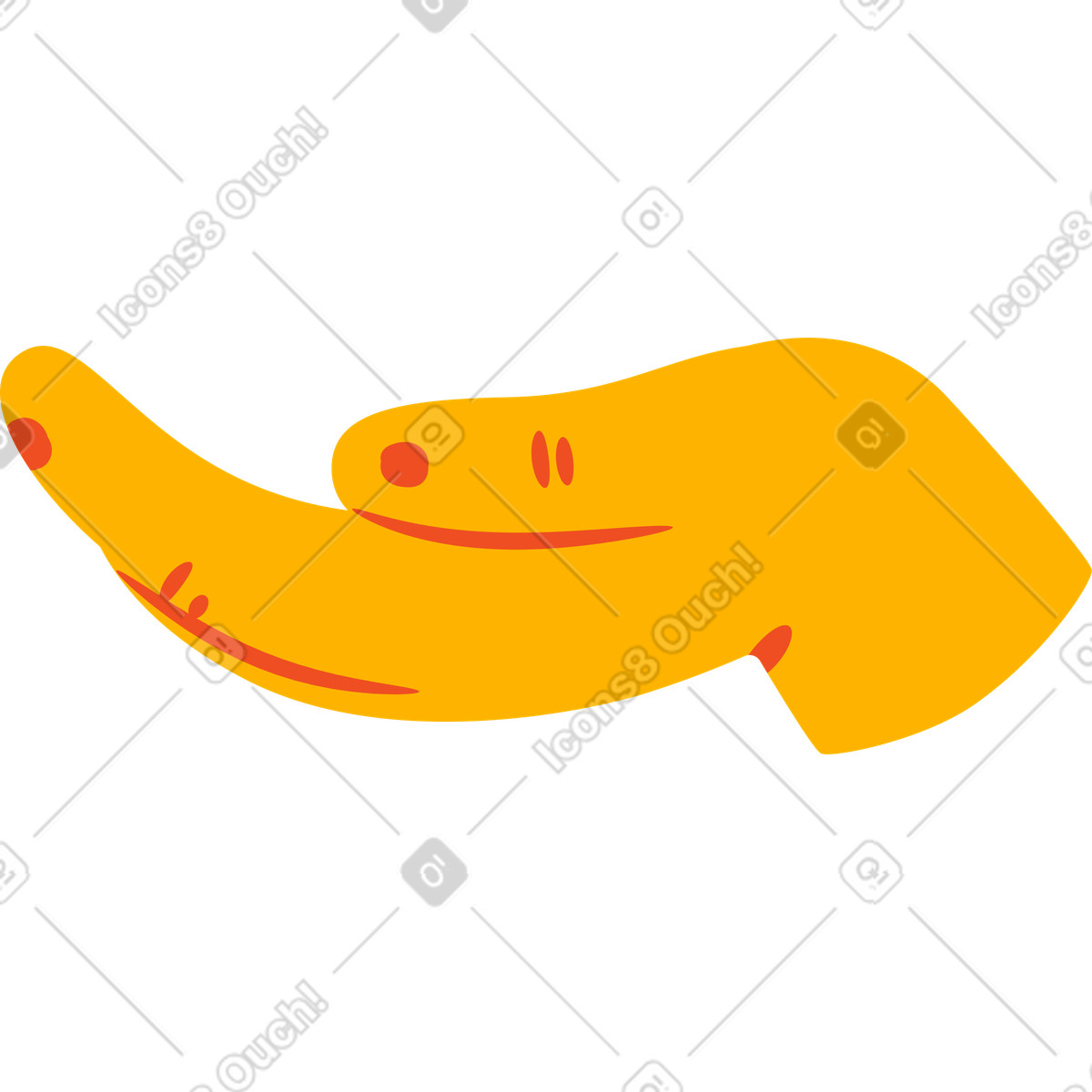 Иллюстрация Большая рука в стиле Flame — скачать в форматах PNG, SVG
