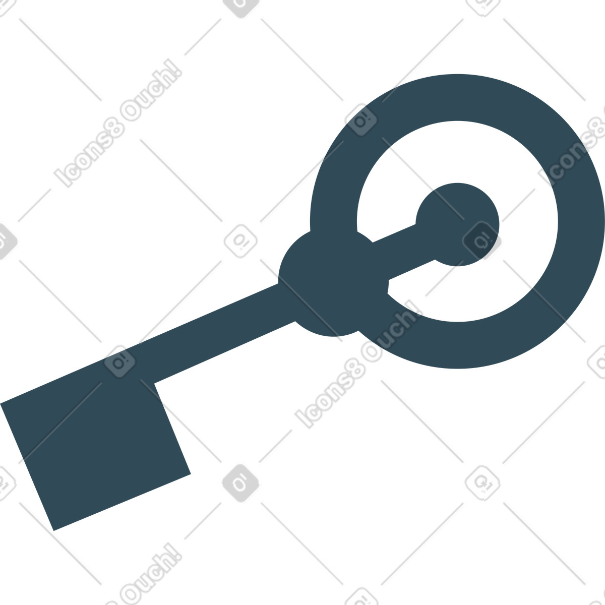 Illustration Clé dans le style Kingdom à télécharger aux formats PNG, SVG