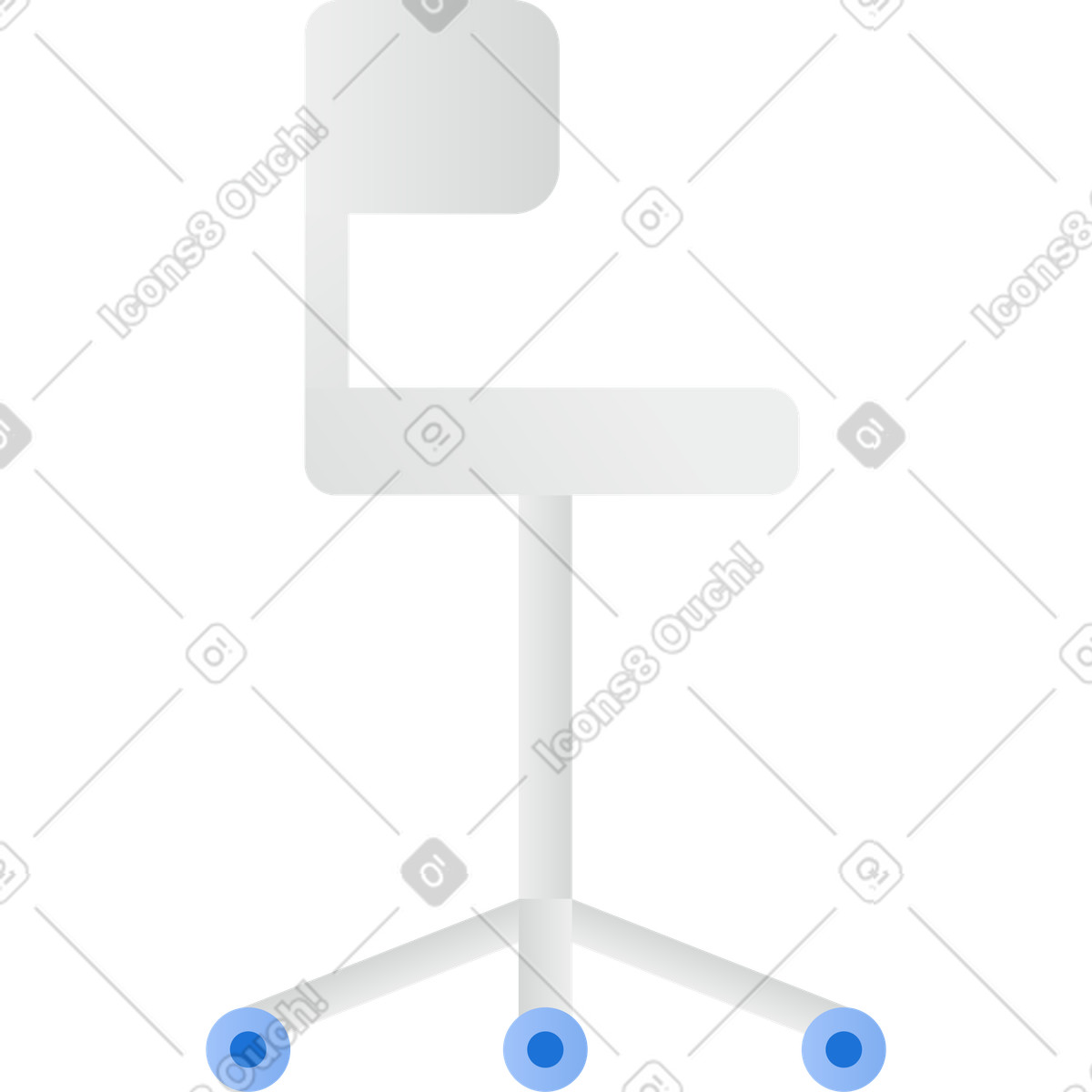 Ilustração de Cadeira odontológica em no estilo Clip para baixar em PNG, SVG