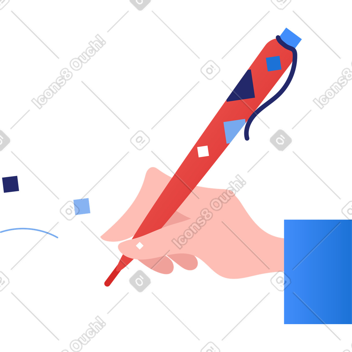 Clip スタイルの 書き込み のイラストをPNG、SVG形式でダウンロード