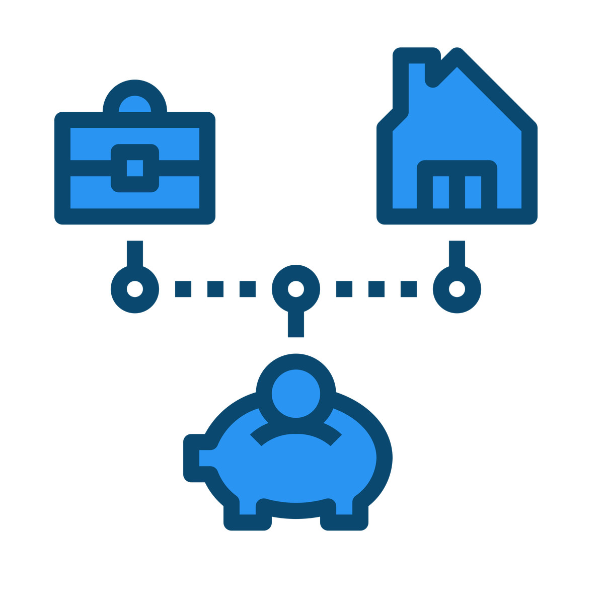 Ilustração de Asset allocation and investing em no estilo Delesign para baixar em PNG, SVG