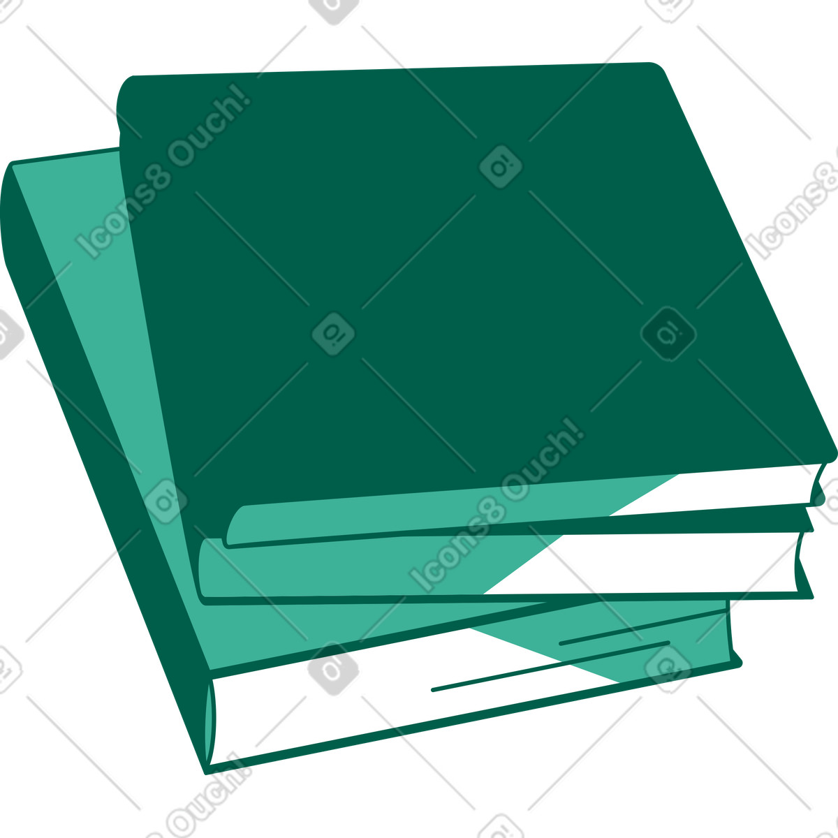 Ilustração de Pilha livros em no estilo Storyline para baixar em PNG, SVG