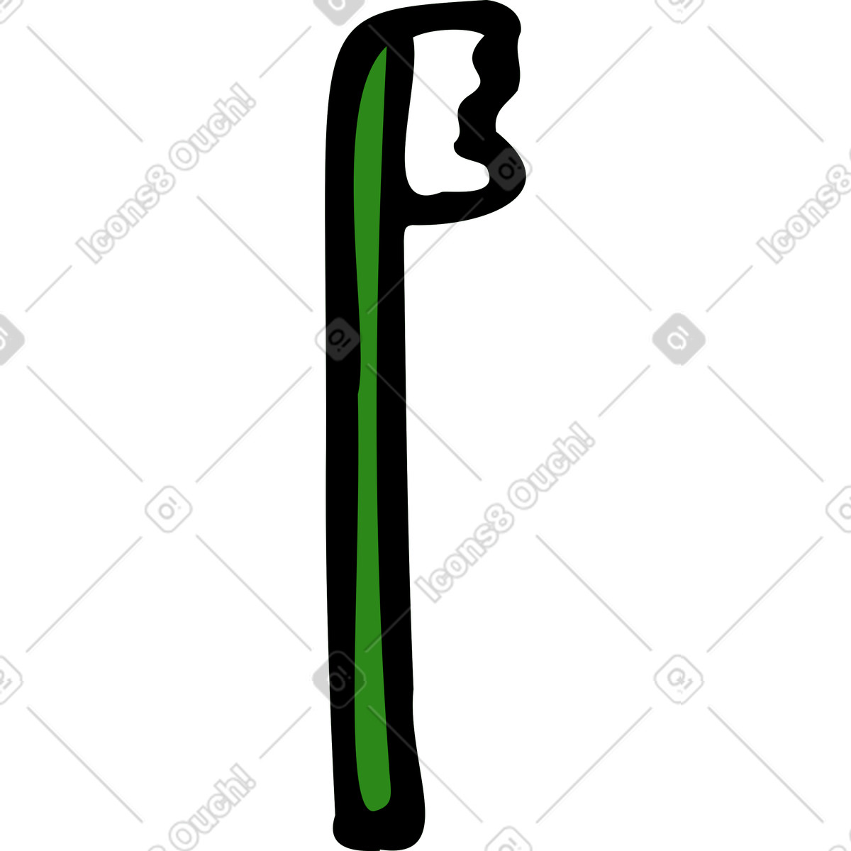 Ilustração de Escova dente em no estilo Comic para baixar em PNG, SVG