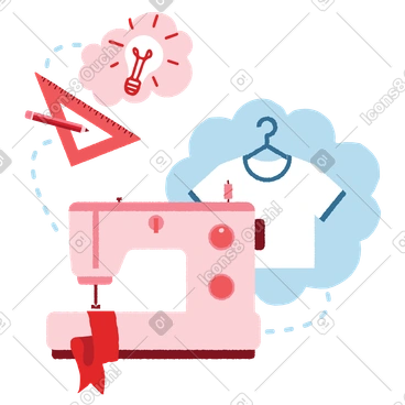 Sewing business and sewing supplies PNG, SVG