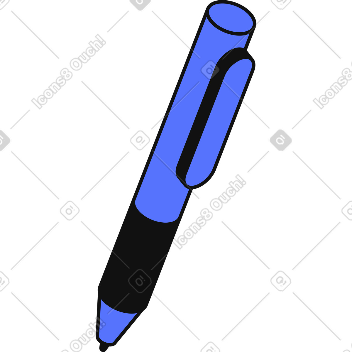 Ilustração de Pen icon representing writing tool for notes tasks and documents em no estilo Main para baixar em PNG, SVG
