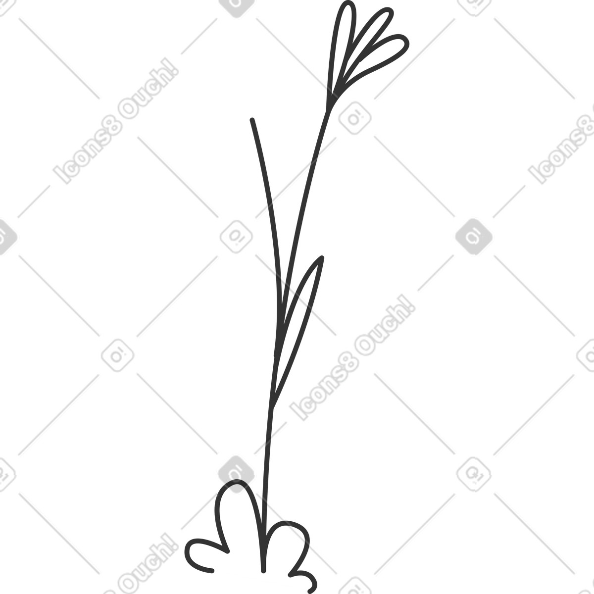 下载 Crayon 风格的 芦苇 插画，支持 PNG、SVG 格式