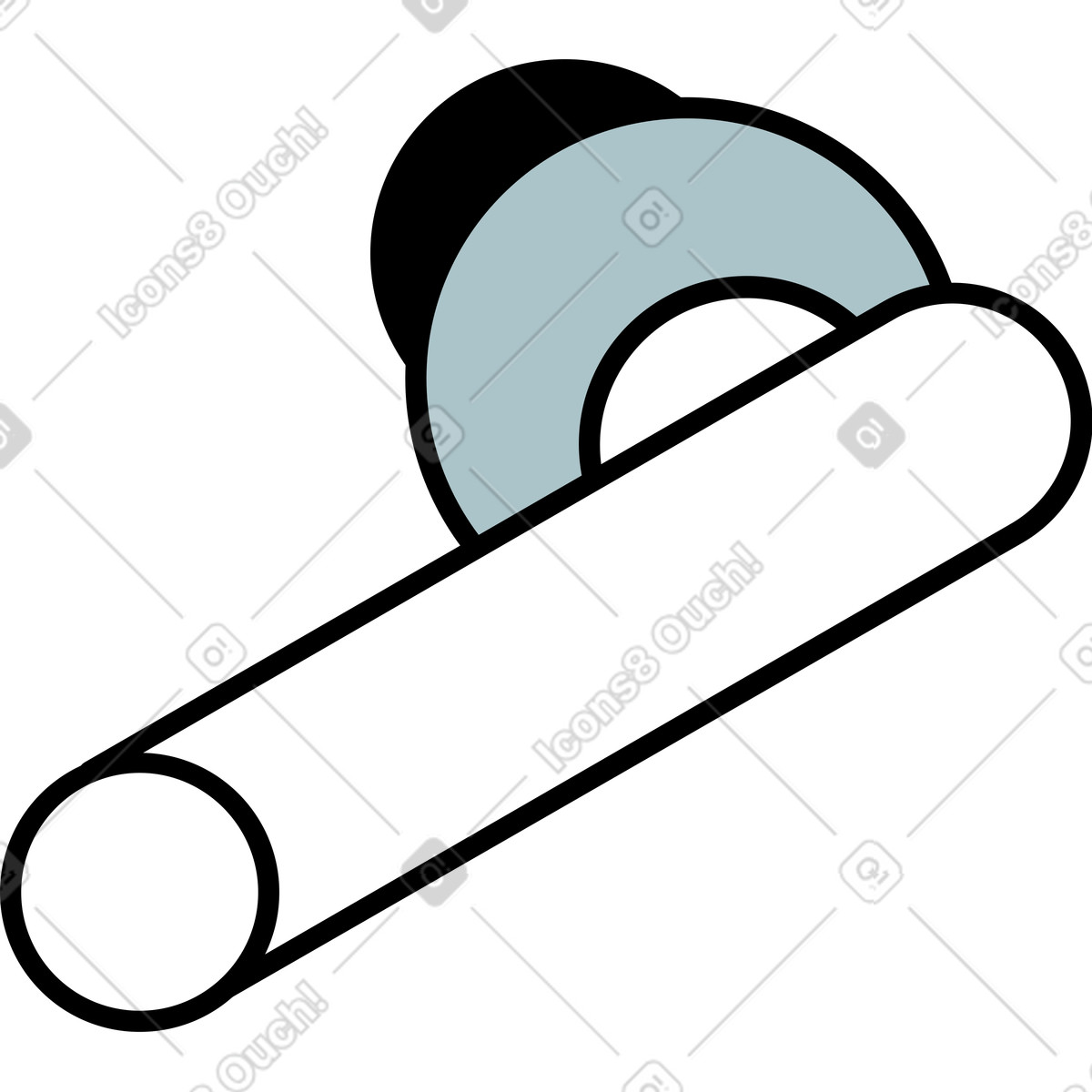 Objekte drahtlose kopfhörer-Illustration im Isometric-Stil als Download in PNG, SVG