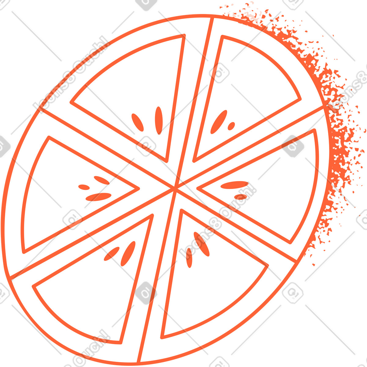 Wheel illustration in Crayon style download in PNG, SVG