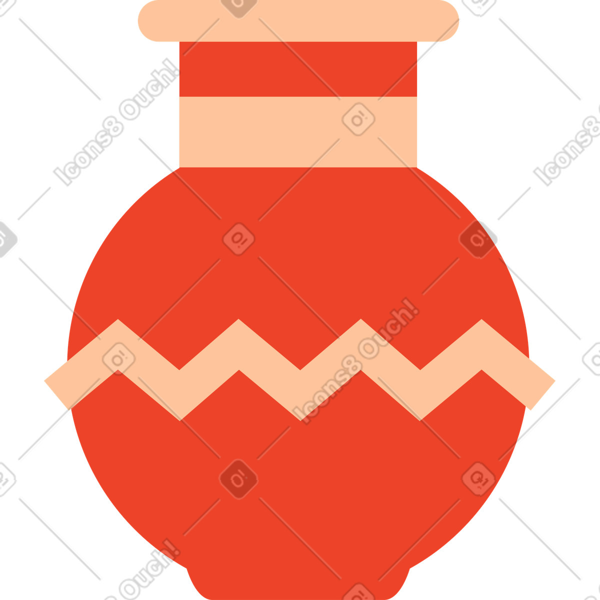 Ilustración Florero en estilo Polar a descargar en PNG y SVG