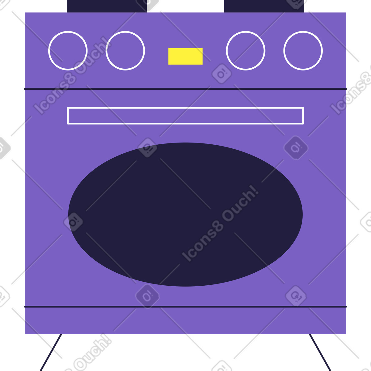 下载 Mellow 风格的 火炉 插画，支持 PNG、SVG 格式