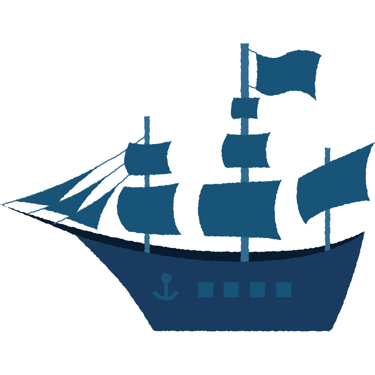 Cherry スタイルの Ship のイラストをPNG、SVG形式でダウンロード