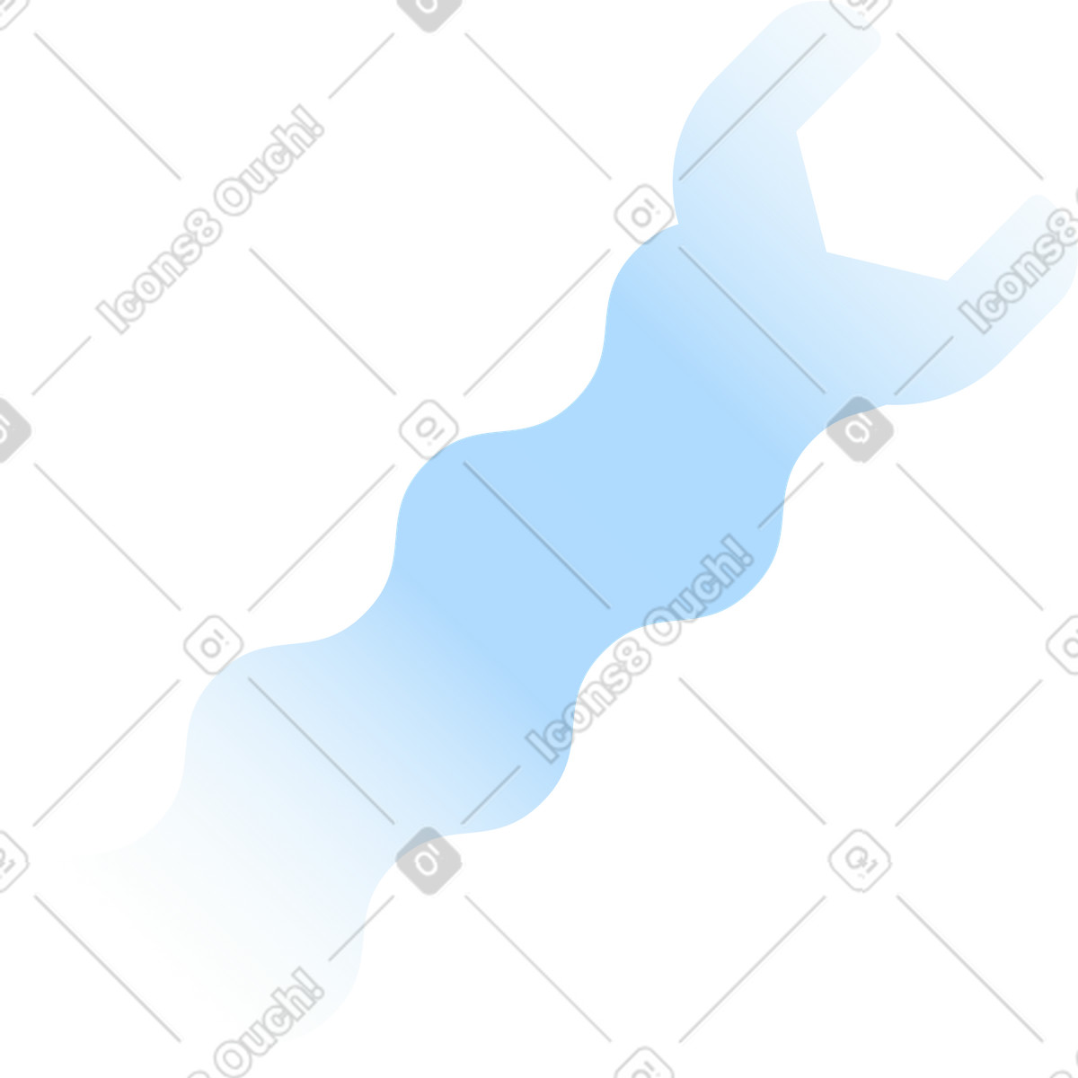 Concept 스타일의 렌치 일러스트레이션 PNG, SVG 다운로드