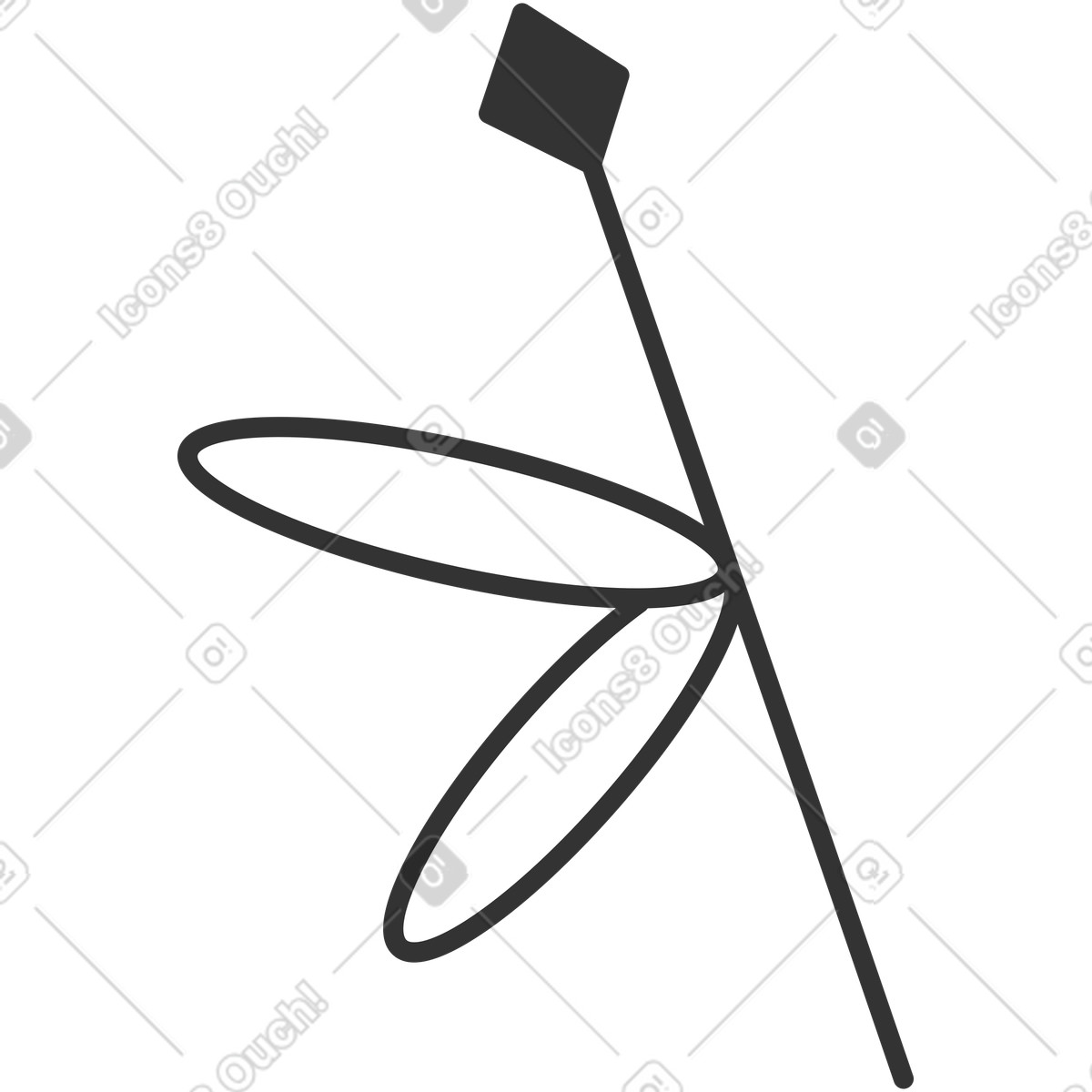 Crayon スタイルの 花 のイラストをPNG、SVG形式でダウンロード