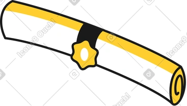 Diploma roll PNG, SVG