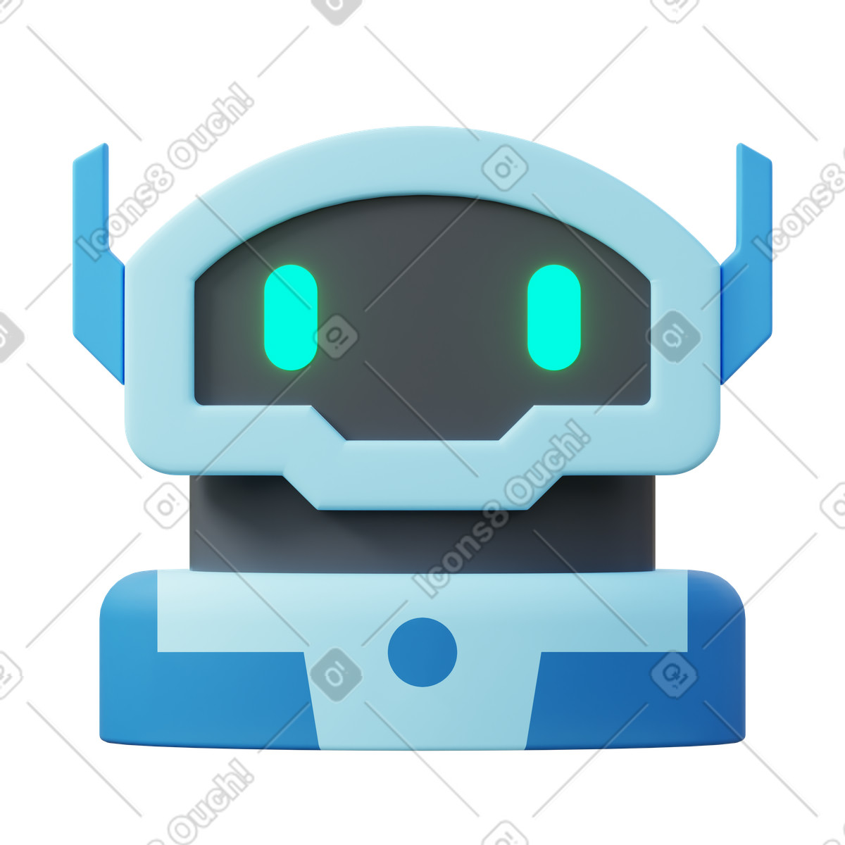 Robot Stitch illustration in PNG, SVG
