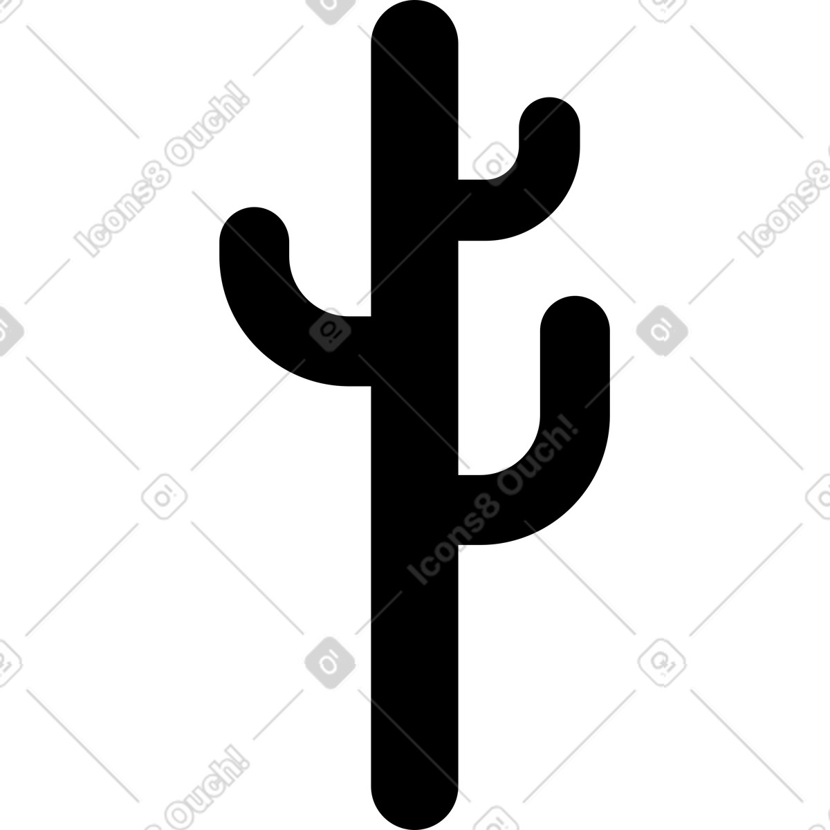 下载 Transistor 风格的 仙人掌 插画，支持 PNG、SVG 格式