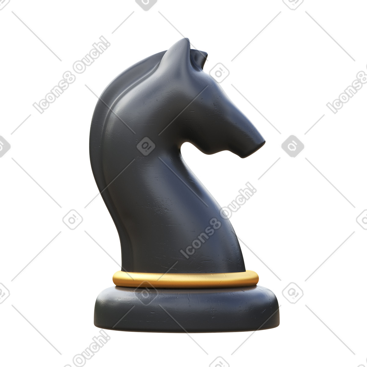 3D Fluency 스타일의 Knight 일러스트레이션 PNG, SVG 다운로드