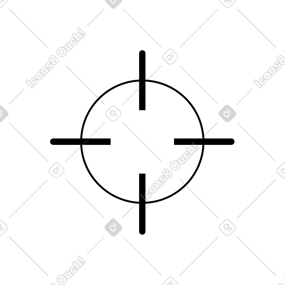 Illustration Target dans le style Jumble à télécharger aux formats PNG, SVG