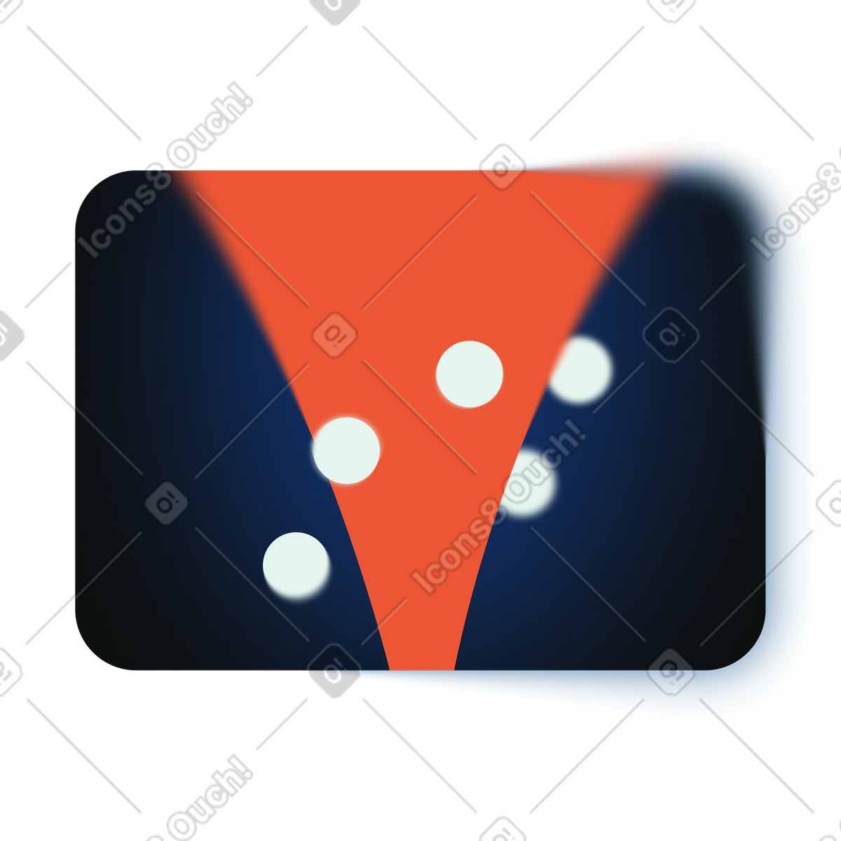 Abstract data funnel with floating dots, data pipeline visualization illustration in PNG, SVG