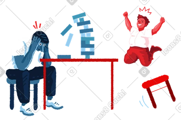 Jenga game over PNG, SVG