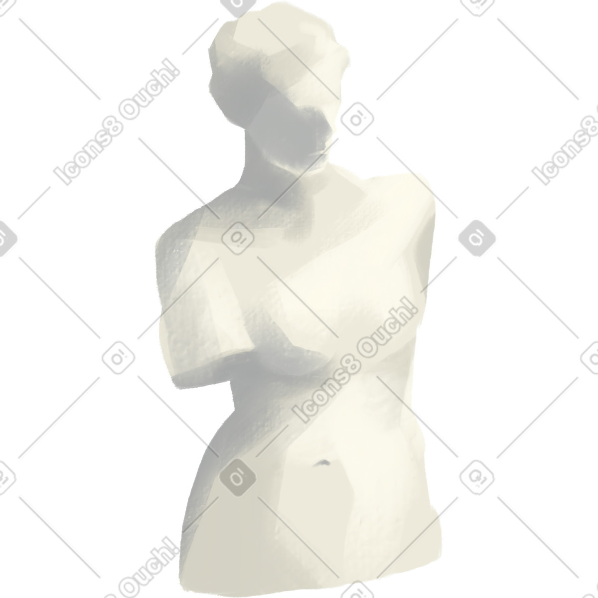 Sculpture-Illustration im Sunday-Stil als Download in PNG, SVG