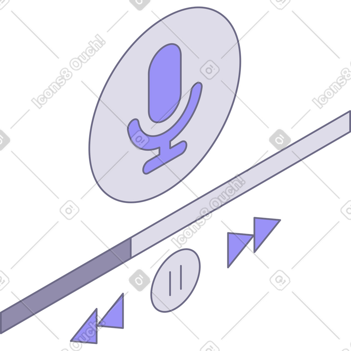 Ilustración Archivo de audio en estilo Modul a descargar en PNG y SVG