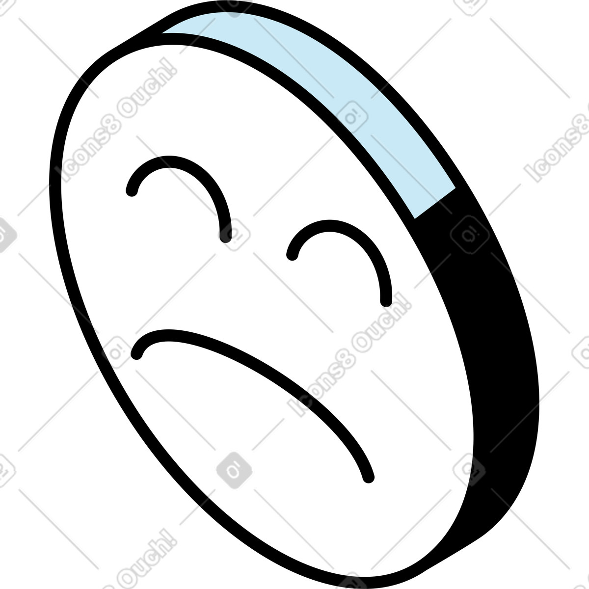 Ilustración Ahora emoji en estilo Project a descargar en PNG y SVG