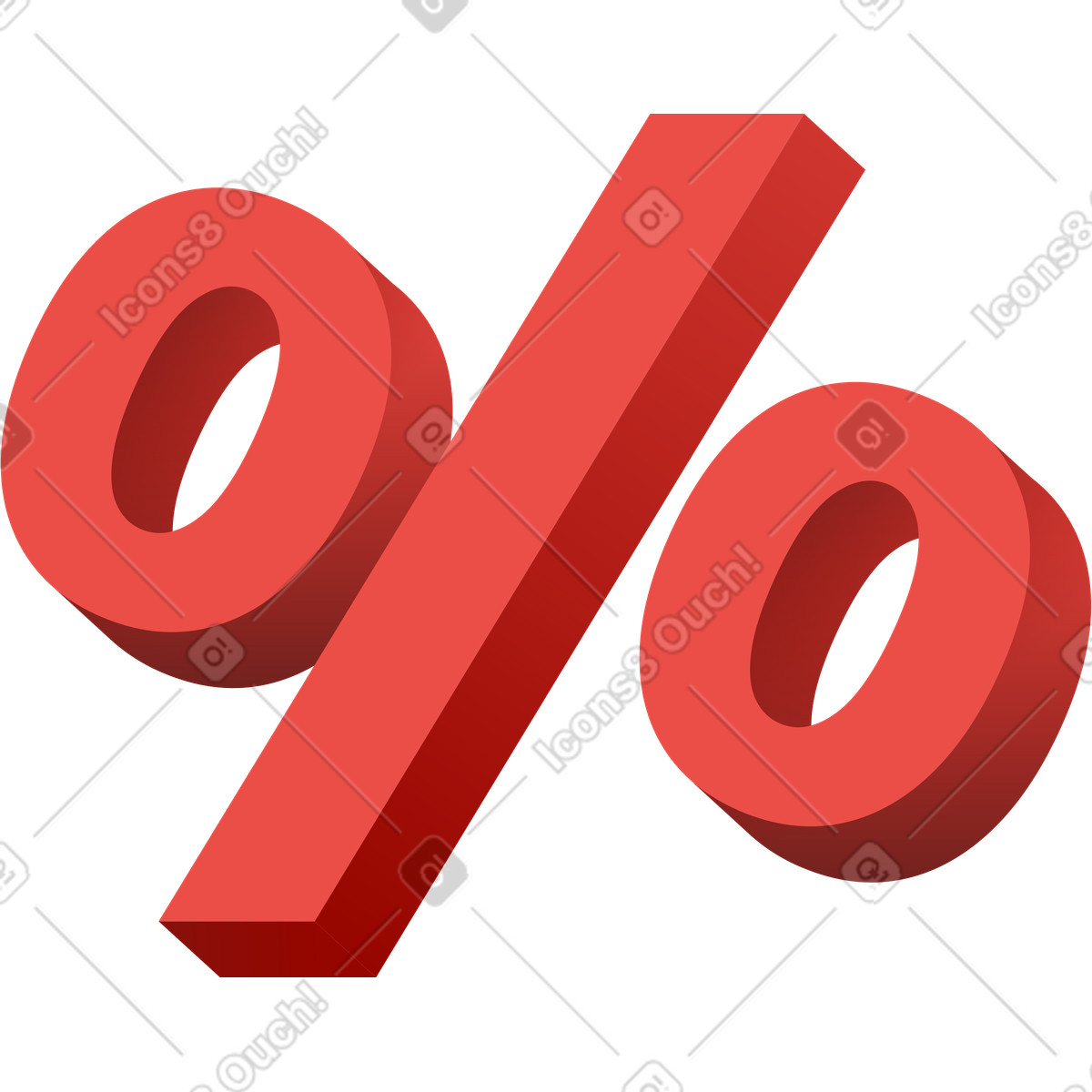 Ilustración Por ciento en estilo Levels a descargar en PNG y SVG
