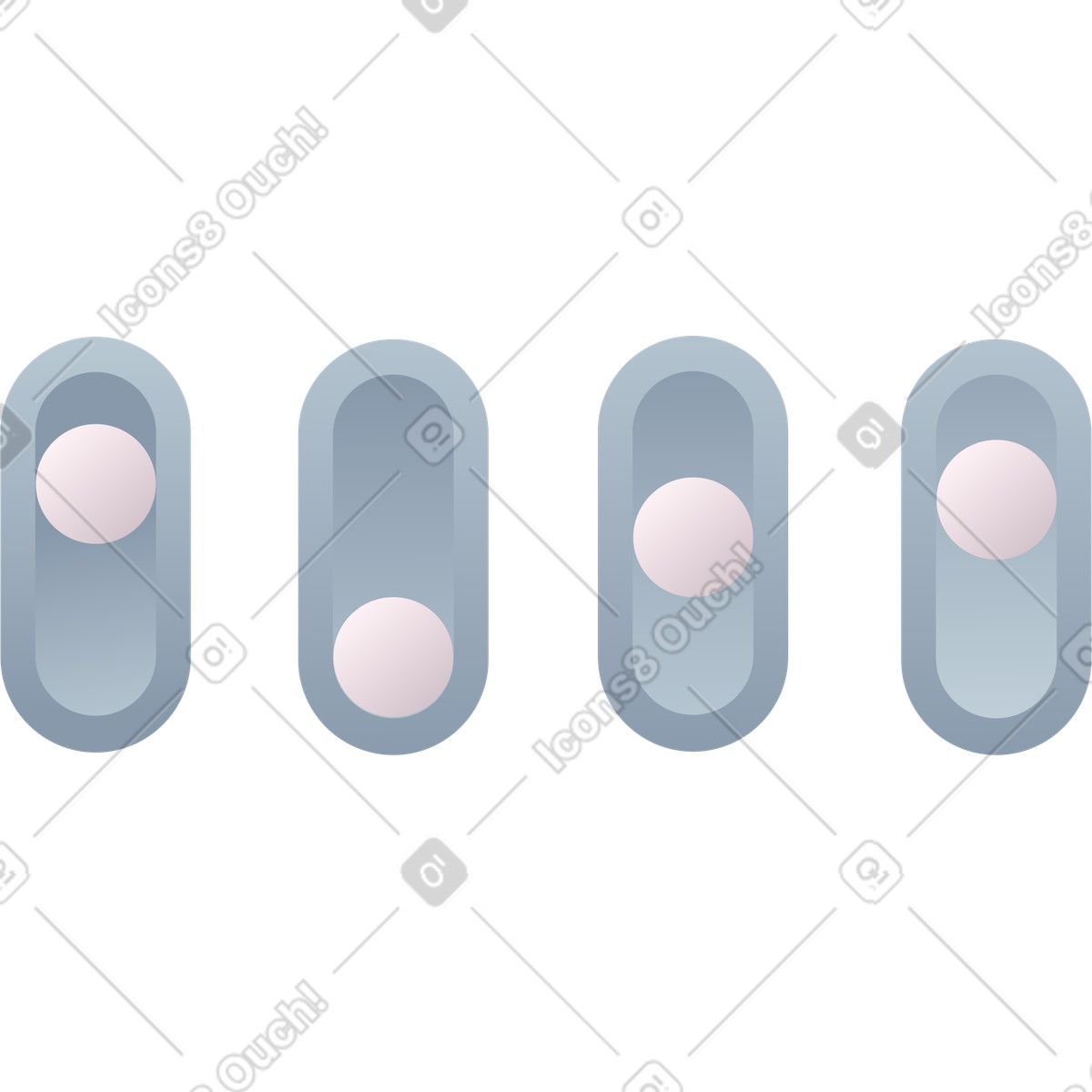 Ilustración Deslizadores en estilo Silky a descargar en PNG y SVG