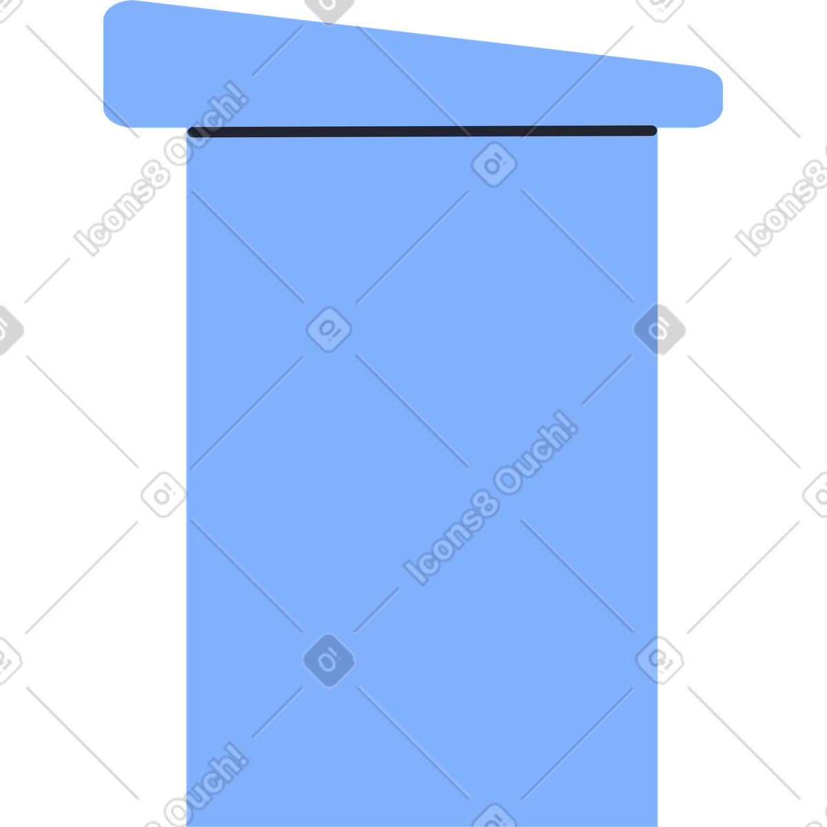 Illustration Position du défendeur dans le style Pablita à télécharger aux formats PNG, SVG