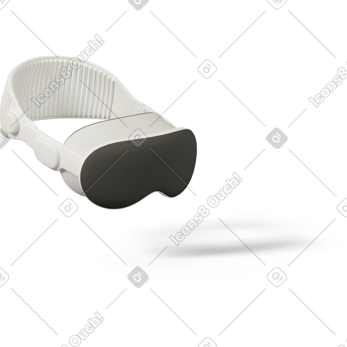 Vr glasses illustrazione in stile 3D Casual life scarica in PNG, SVG