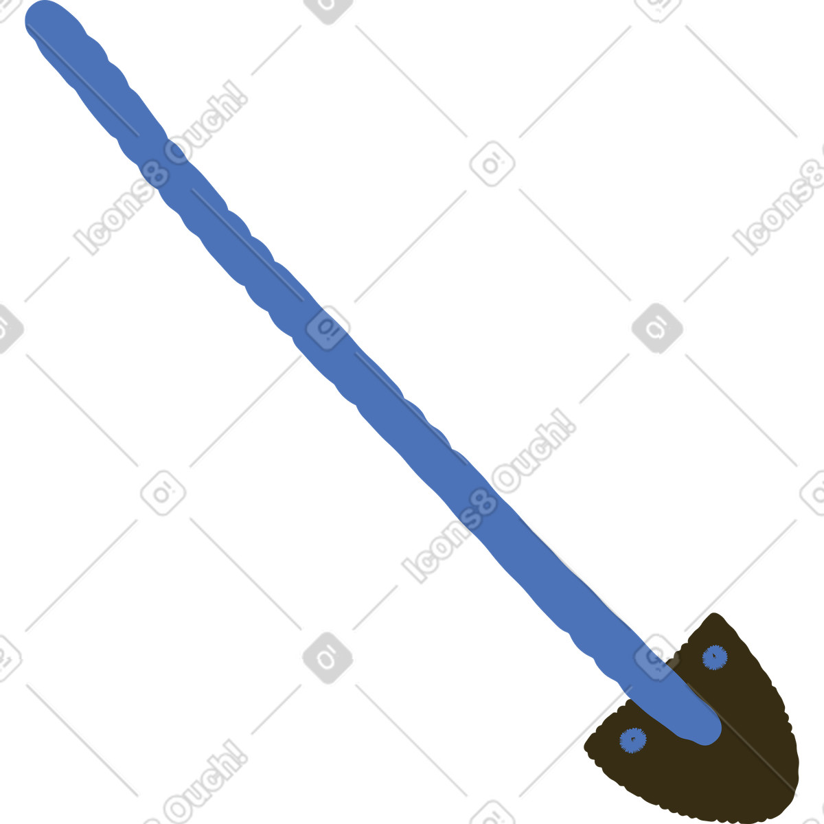 Illustration Pelle dans le style Bermuda à télécharger aux formats PNG, SVG
