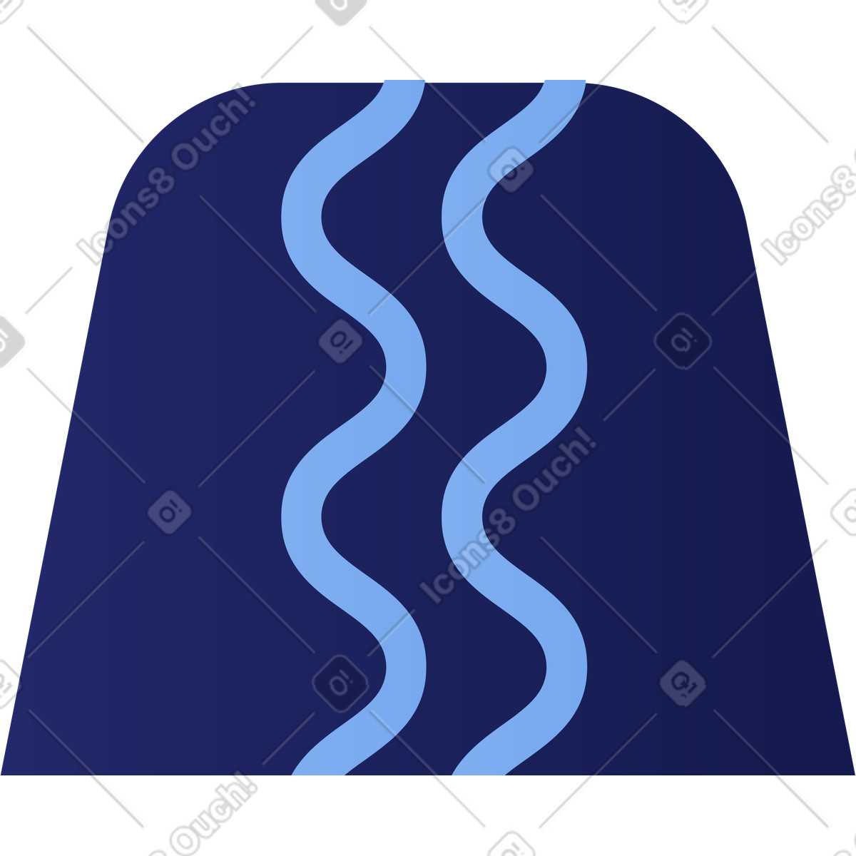 Ilustración Dulce de chocolate en estilo Clip a descargar en PNG y SVG