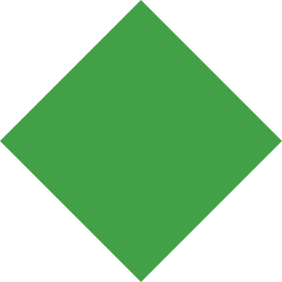 Rhombus green-Illustration im Fogg-Stil als Download in PNG, SVG