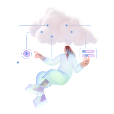 People - 3D Airy Style illustration