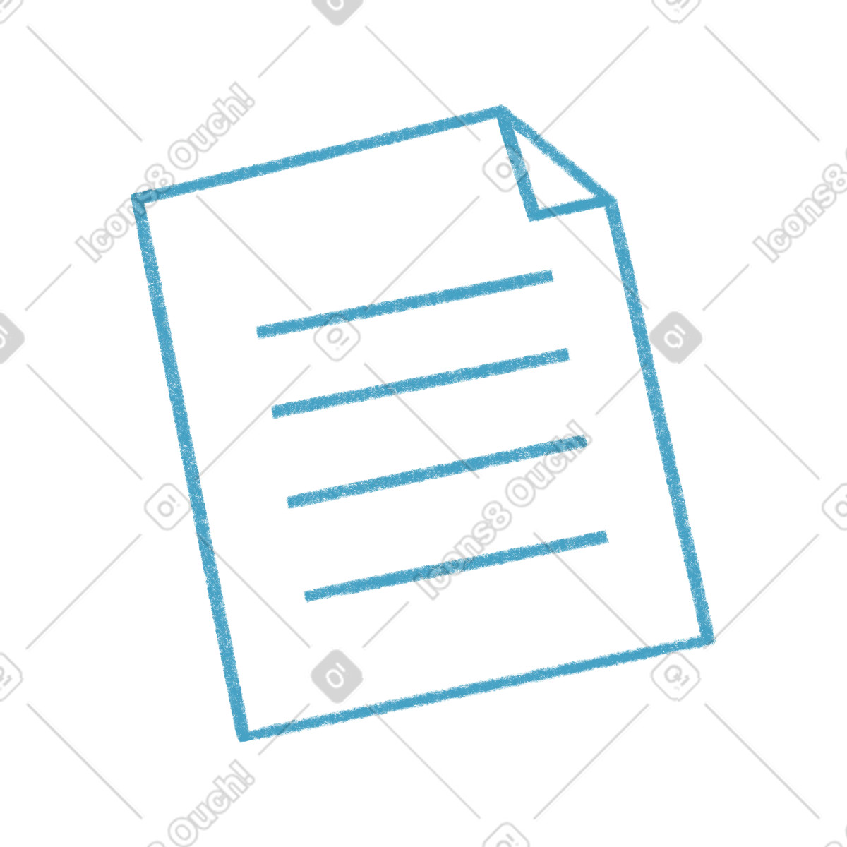 Ilustração de Blue line sheet with text em no estilo Tutti para baixar em PNG, SVG