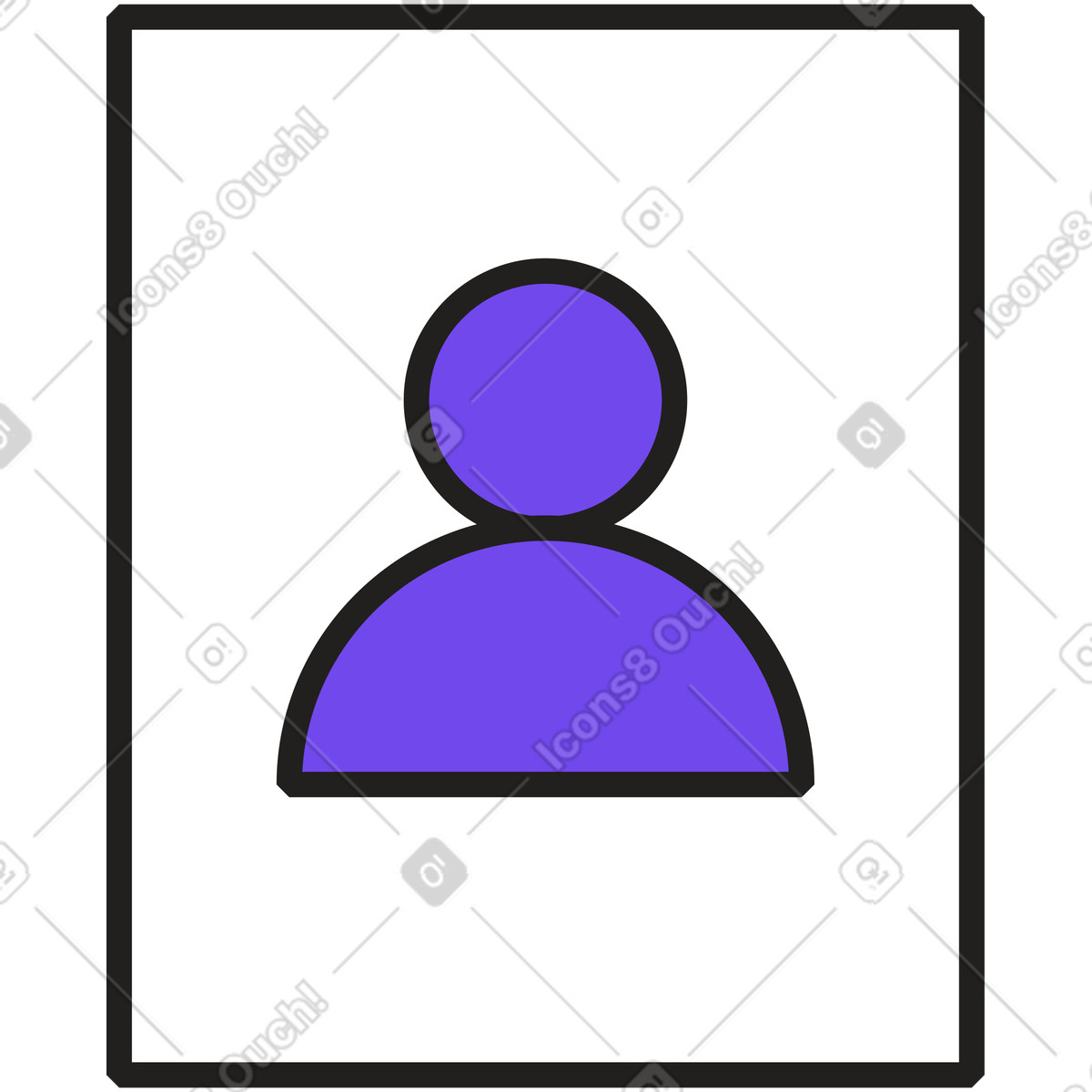 Avatar-bild-Illustration im Dazzle-Stil als Download in PNG, SVG