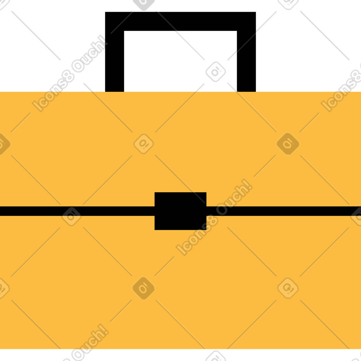 Suitcase illustration in Burgundy style download in PNG, SVG