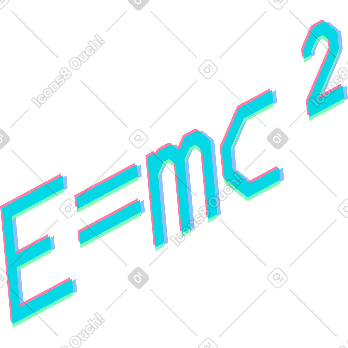 Ilustração de Fórmula em no estilo Neon para baixar em PNG, SVG