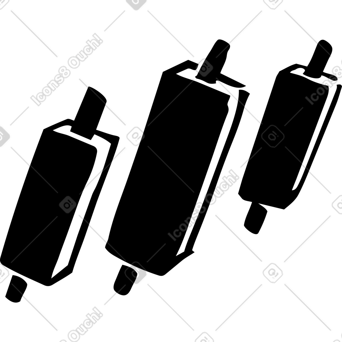 Grafici a candele illustrazione in stile Line scarica in PNG, SVG