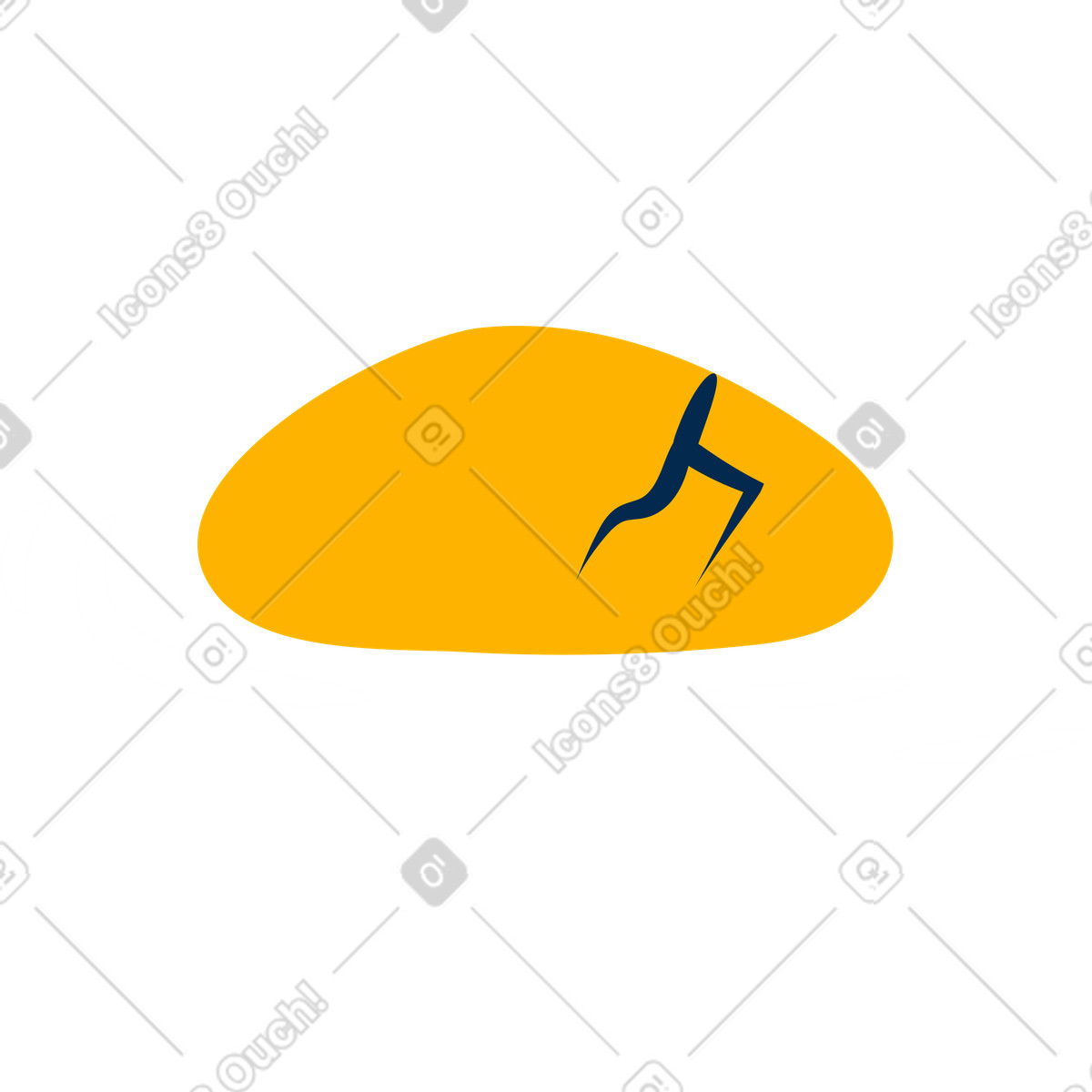 Ilustración Roca en estilo Flame a descargar en PNG y SVG