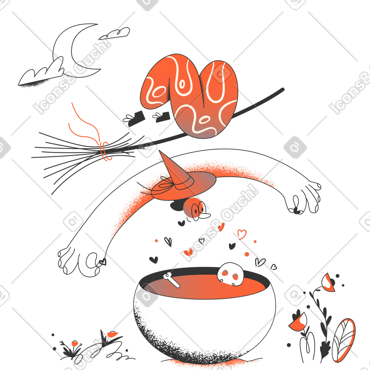 Crayon スタイルの 任務遂行不可能 のイラストをPNG、SVG形式でダウンロード