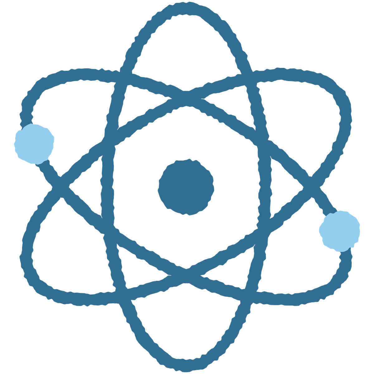 Ilustração de Atom em no estilo Cherry para baixar em PNG, SVG