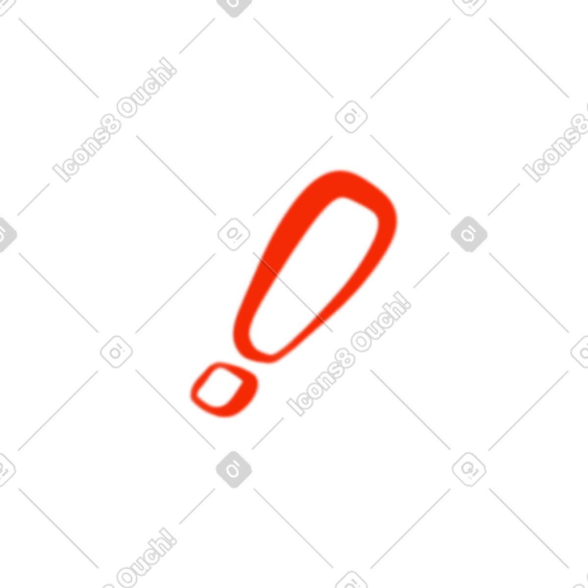 Ausrufezeichen-Illustration im Energy-Stil als Download in PNG, SVG