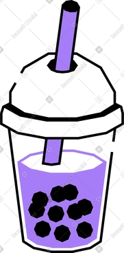 Bubble tea-getränk PNG, SVG