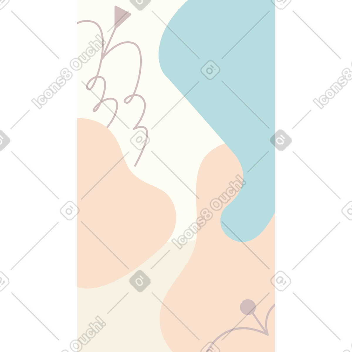 Ilustración Fondo abstracto con colores pastel en estilo Experimental a descargar en PNG y SVG