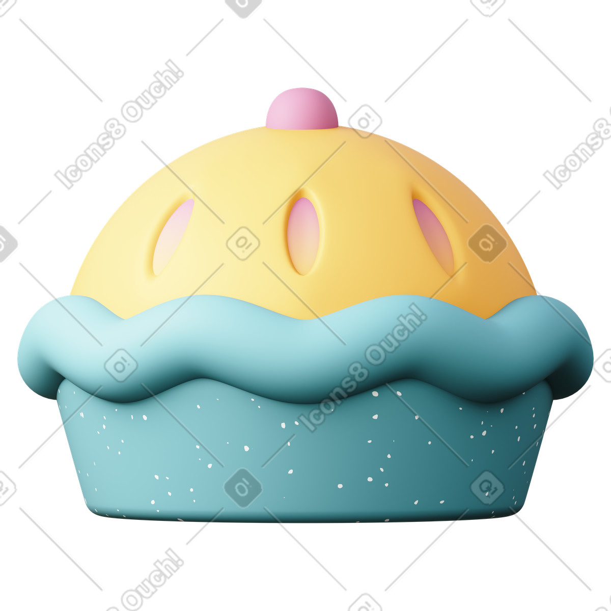 Иллюстрация В стиле 3D Sugary — скачать форматах PNG, SVG