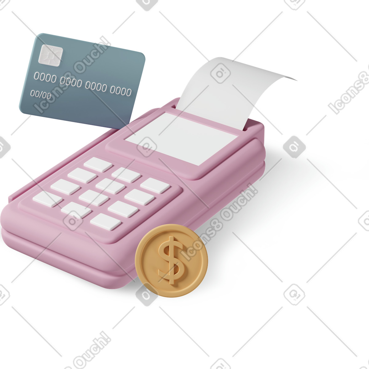 Ilustração de Check machine em no estilo 3D Casual life para baixar em PNG, SVG
